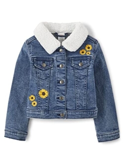 Girls and Toddler Embroidered Denim Jackets