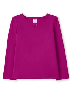 Girls and Toddler Long Sleeve Basic Layering Shirt