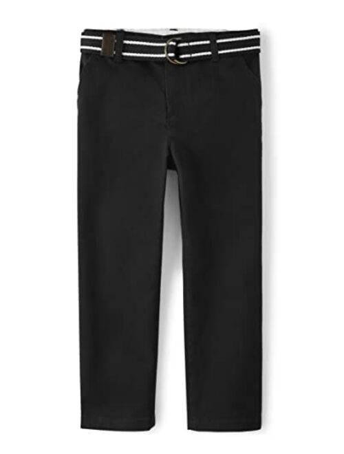 Gymboree Boys and Toddler Belted Twill Chino Pants