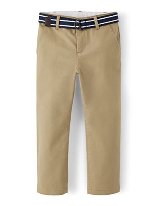 Gymboree Boys and Toddler Belted Twill Chino Pants