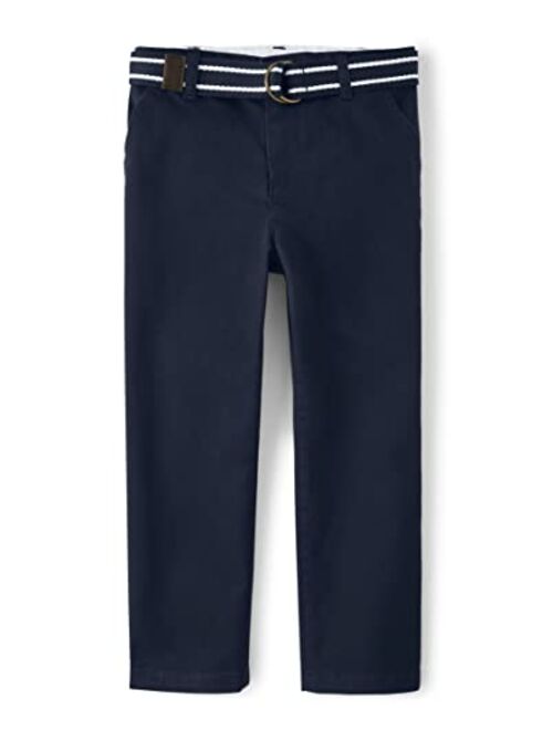 Gymboree Boys and Toddler Belted Twill Chino Pants