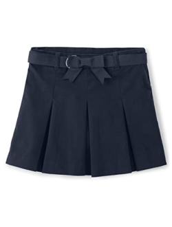 Girls and Toddler Twill Pleated Skort