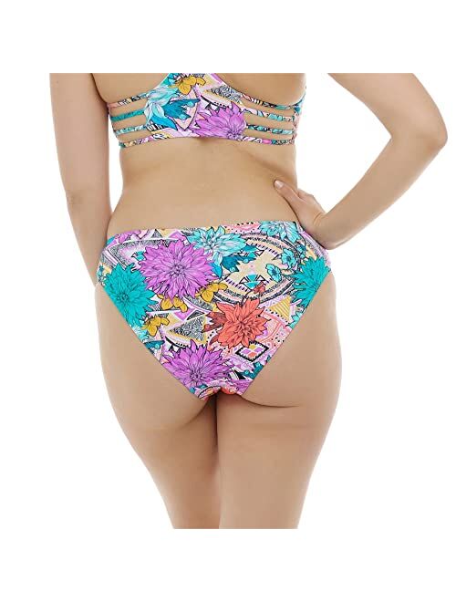 Body Glove Women's Standard Nuevo Contempo Full Coverage Bikini Bottom Swimsuit