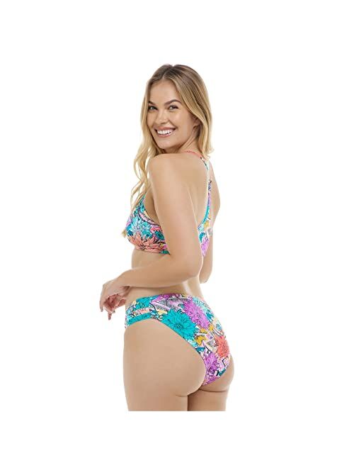 Body Glove Women's Standard Nuevo Contempo Full Coverage Bikini Bottom Swimsuit