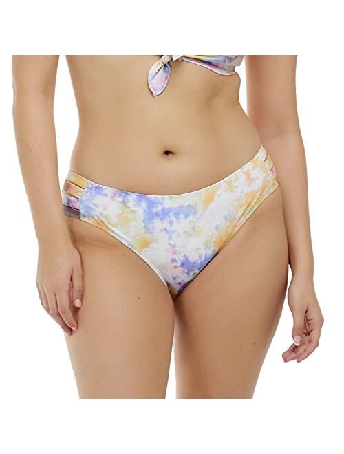 Body Glove Women's Standard Nuevo Contempo Full Coverage Bikini Bottom Swimsuit