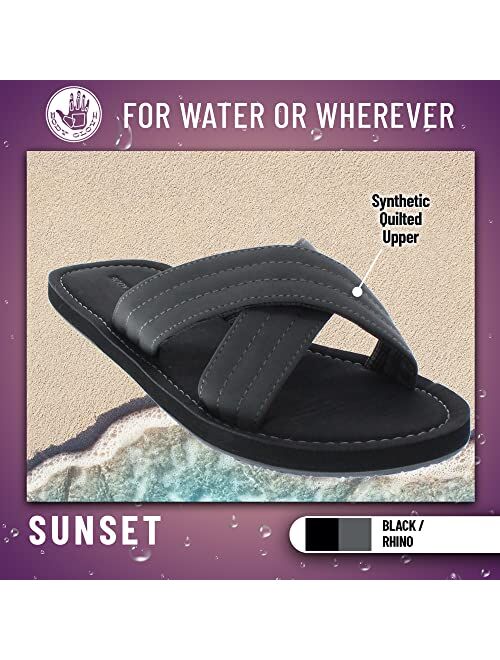 Body Glove Sunset Sandals - Women's Sandals, Beach Flip Flops for Women, Women's Pool Shoes, Boat Shoes, Beach Essentials, Beach Shoes for Women