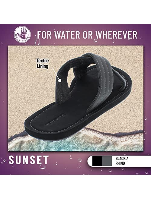 Body Glove Sunset Sandals - Women's Sandals, Beach Flip Flops for Women, Women's Pool Shoes, Boat Shoes, Beach Essentials, Beach Shoes for Women