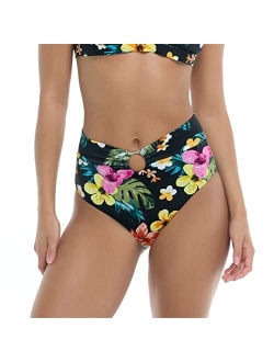 Women's Standard Woodstock High Rise Bikini Bottom Swimsuit