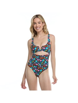 Women's Standard Eli One Piece Swimsuit with V-Wire Neckline