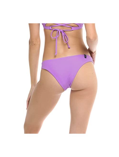 Body Glove Women's Standard Smoothies Rosalia Solid Low Rise Bikini Bottom Swimsuit