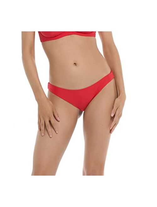 Body Glove Women's Standard Smoothies Rosalia Solid Low Rise Bikini Bottom Swimsuit