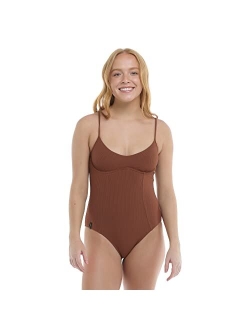 Women's Standard Palm One Piece Underwire Swimsuit