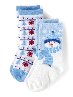 Boys And Toddler Crew Socks 2-pack