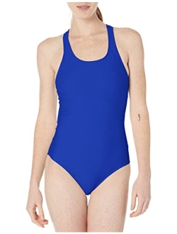 Women's Standard Smoothies Mylene Solid One-Piece Swimsuit with Racer Back