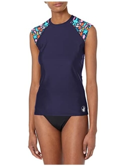 Women's Standard Exhale Cap Sleeve Rashguard with UPF 50