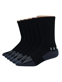 Men's Socks, X-Temp Performance Crew Socks, 6-Pack