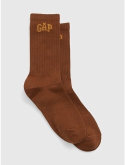 Logo Quarter Crew Socks