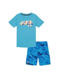 Boys 4-7 Under Armour Tee & Shorts Set