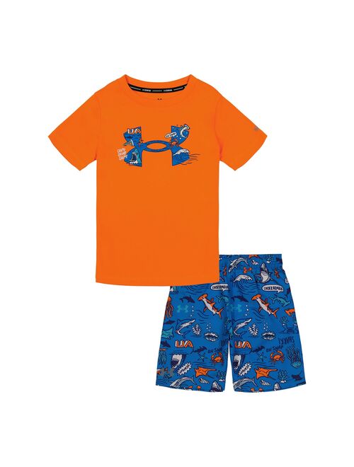 Boys 4-7 Under Armour Tee & Shorts Set