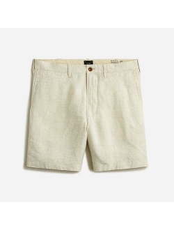 7" linen short