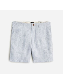 7" linen short