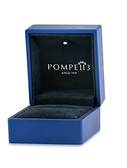 P3 POMPEII3 1 Carat (ctw) Diamond Studs in 14k White or Yellow Gold Lab Grown