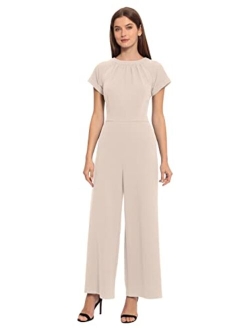 Women's High Neck Jumpsuit Workwear Office Occasion Event Guest of