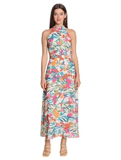 Women's Halter Neck Maxi Dress