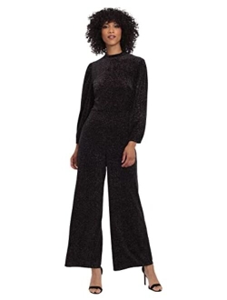 Women's Long Sleeve Occasion Dressy Jumpsuit