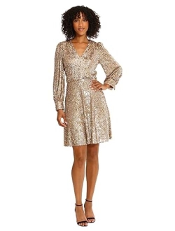 Women's Holiday Sequin Dress Event Occasion Cocktail Party Guest of