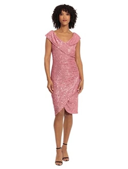 Women's Holiday Sequin Dress Event Occasion Cocktail Party Guest of