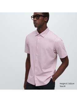 AIRism Full Open Short-Sleeve Polo Shirt