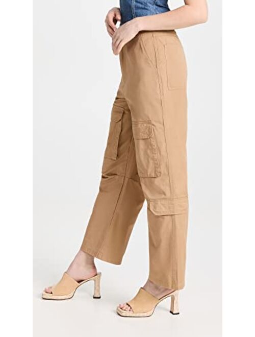 English Factory Women's Wide Leg Pocket Cargo Pants