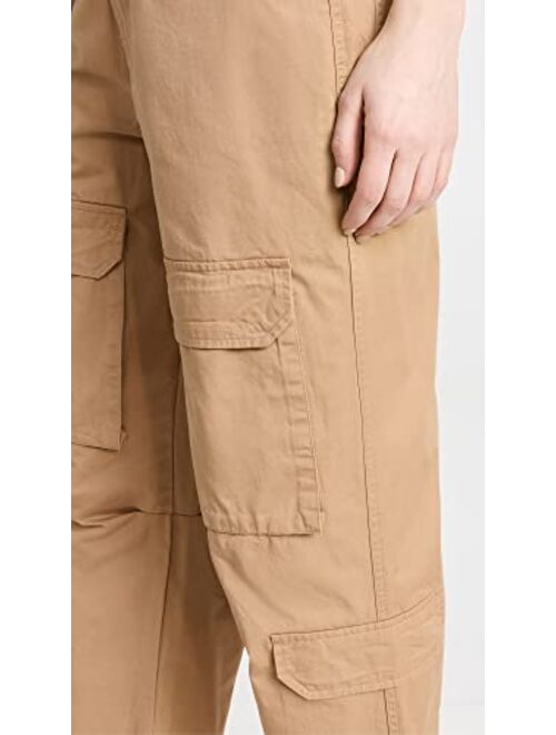 English Factory Women's Wide Leg Pocket Cargo Pants