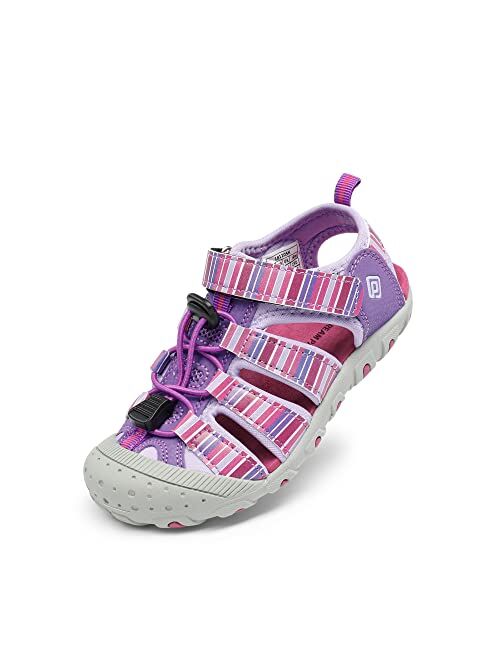 DREAM PAIRS Boys Girls Closed-Toe Outdoor Summer Sport Sandals(Toddler/Little Kid/Big Kid)