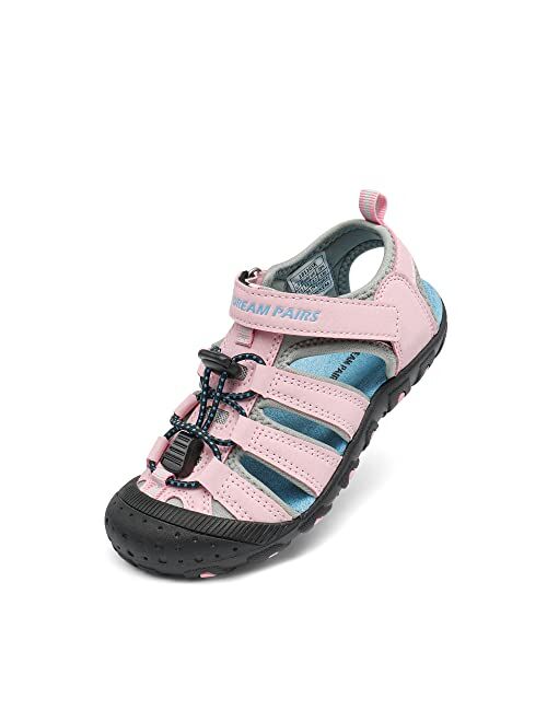 DREAM PAIRS Boys Girls Closed-Toe Outdoor Summer Sport Sandals(Toddler/Little Kid/Big Kid)