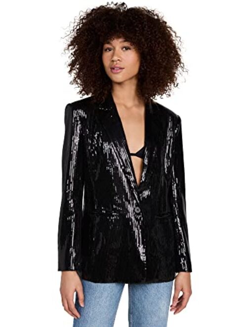 English Factory Women's Sequin Blazer