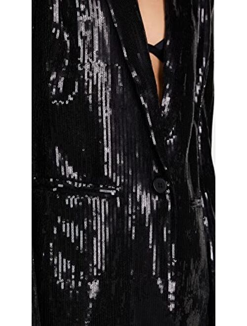 English Factory Women's Sequin Blazer