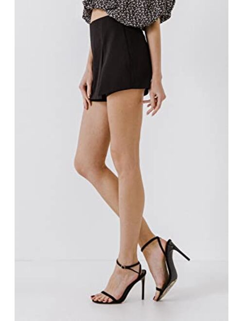 English Factory Women's Slit Detail Skort