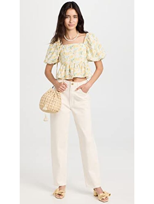 English Factory Women's Floral Blouse