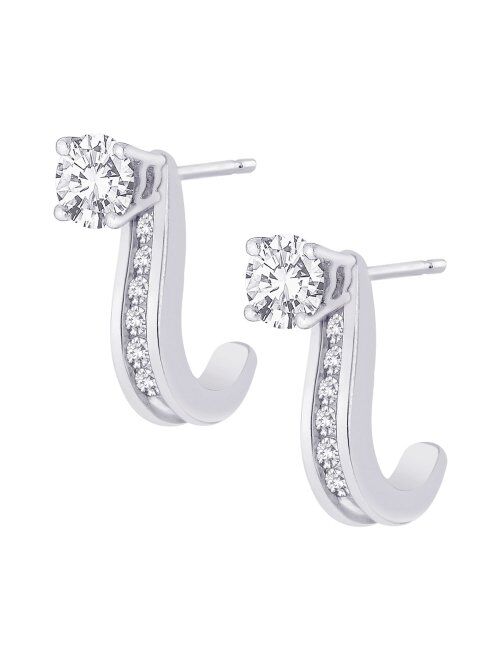 Katarina Diamond Earring Jackets in 10K Gold (1/4 cttw, J-K, I2-I3)