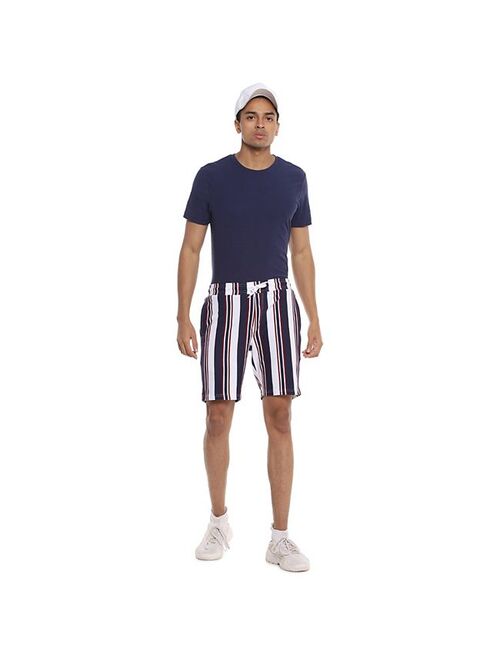 Campus Sutra Men Striped Shorts