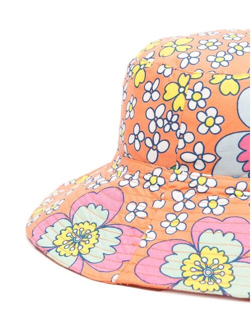 Stella McCartney Kids floral-print bucket hat