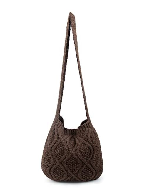 ENBEI Women's Shoulder Handbags Crochet Bags Shoulder Shopping Bag tote bag aesthetic canvas tote cute tote bags