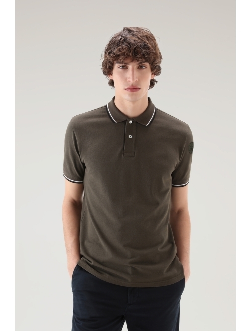 Woolrich logo-patch polo shirt