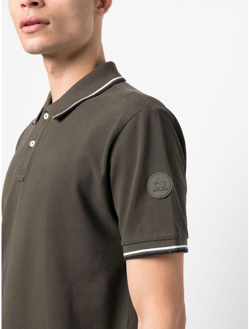 Woolrich logo-patch polo shirt