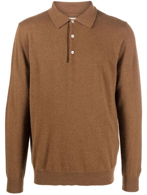 Woolrich Luxe cashmere polo jumper