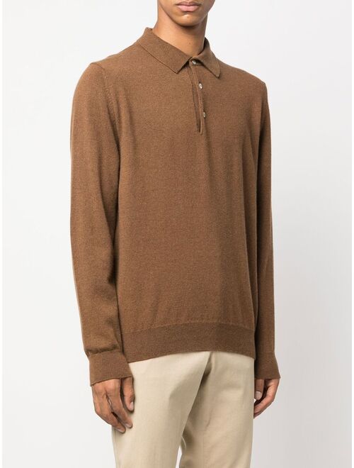 Woolrich Luxe cashmere polo jumper