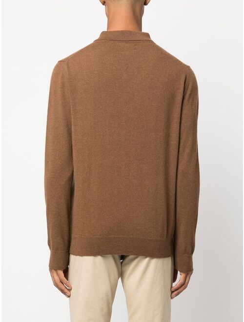 Woolrich Luxe cashmere polo jumper