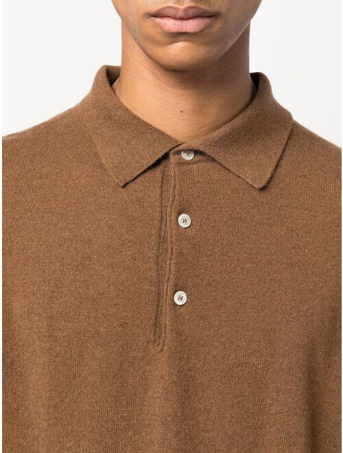 Woolrich Luxe cashmere polo jumper